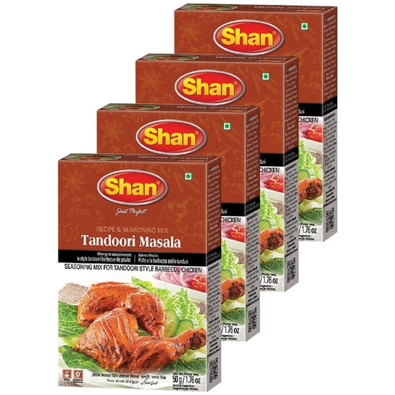 Shan Tandoori Masala, 1.76 Oz / 50 G, 4 Pack