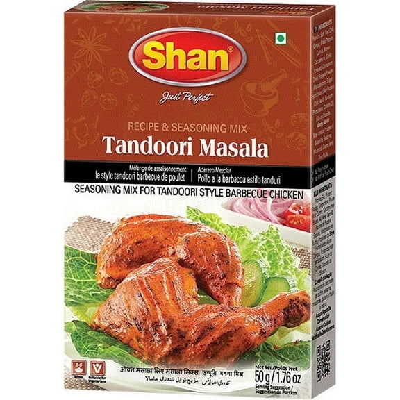 Shan Tandoori Masala / Chicken BBQ 50 gm box Pack of 4