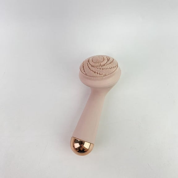 ShanHaiLink Make-up removing appliances,Face Scrubber Facial Cleansing Brush: 2 in 1 Spin and Vibration Tech, Silicone Electric Exfoliator Scrubber with Automatic Foaming