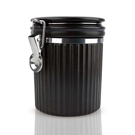 ShanSon Ceramic Kitchen Canisters Porcelain Food Storage Jar with lid 700ml/24 fl.oz Airtight Freshness Oxidation-Resistant for Flour, Sugar, Coffee,Tea, Oatmeal,Pantry & Countertop Organization