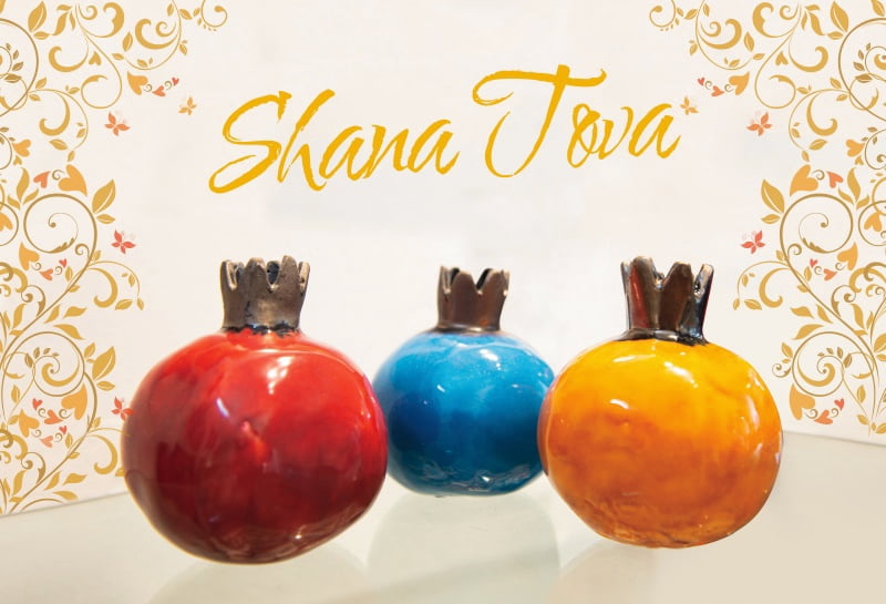 Banner Jewish New Year Rosh Hashanah Holiday. Jewish Happy New Year ...