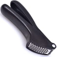 thumbnail image 1 of Shanasana Soft Handled Garlic Press (Incredibly Strong Stainless Steel) Also Called Garlic Crusher or Garlic Mincer - Incredible Tool for Any Kitchen - Dishwasher Safe, 1 of 7