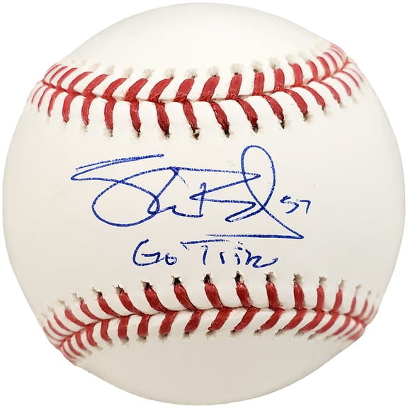 Shane Bieber Autographed Official MLB Baseball Cleveland Indians "Go Tribe" Beckett BAS 185108