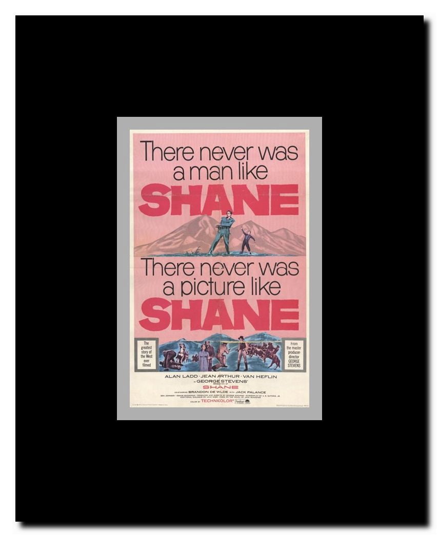 Shane Framed Movie Poster
