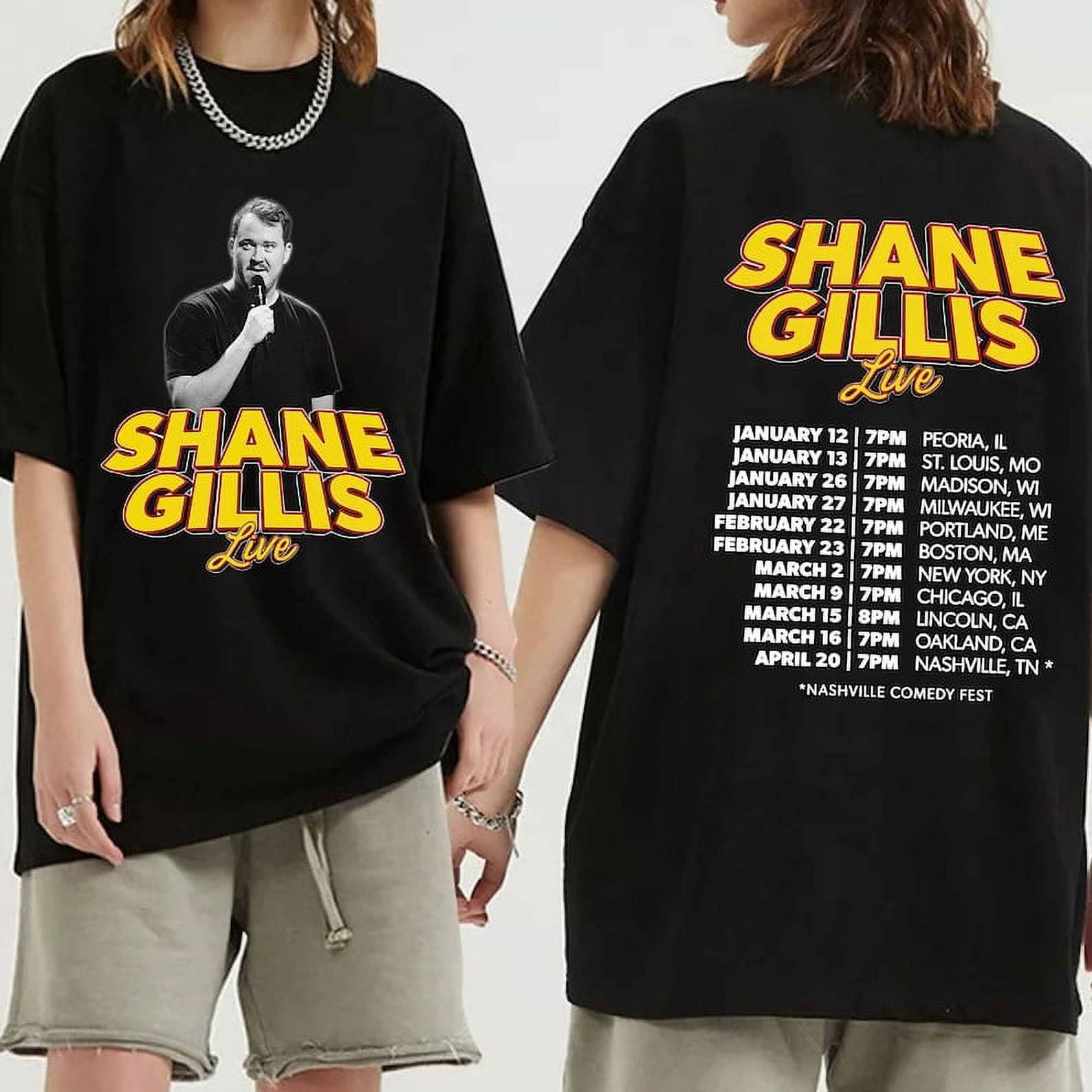 Shane Gillis 2024 Tour Shirt, Shane Gillis Fan Shirt, Shane Gillis 2024
