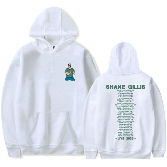 Shane Gillis 2025 Tour Hoodie Women Men Long Sleeve Sweatshirt Casual Streetwear Pullover Clothes