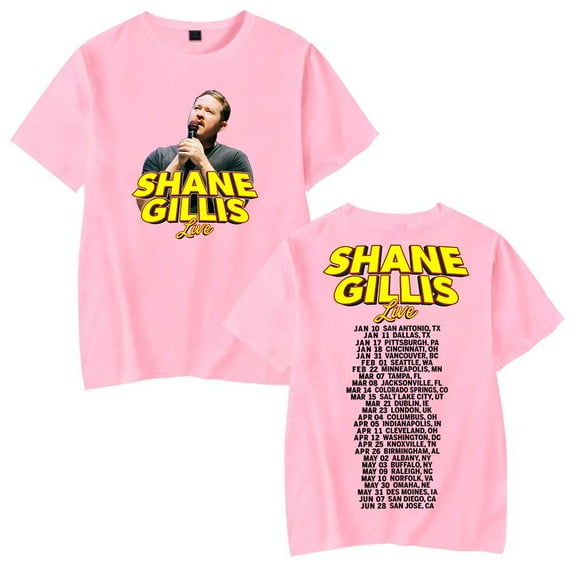Shane Gillis Live 2025 Tour T-Shirt Women Men Casual Crewneck Short Sleeve Fashion Tee