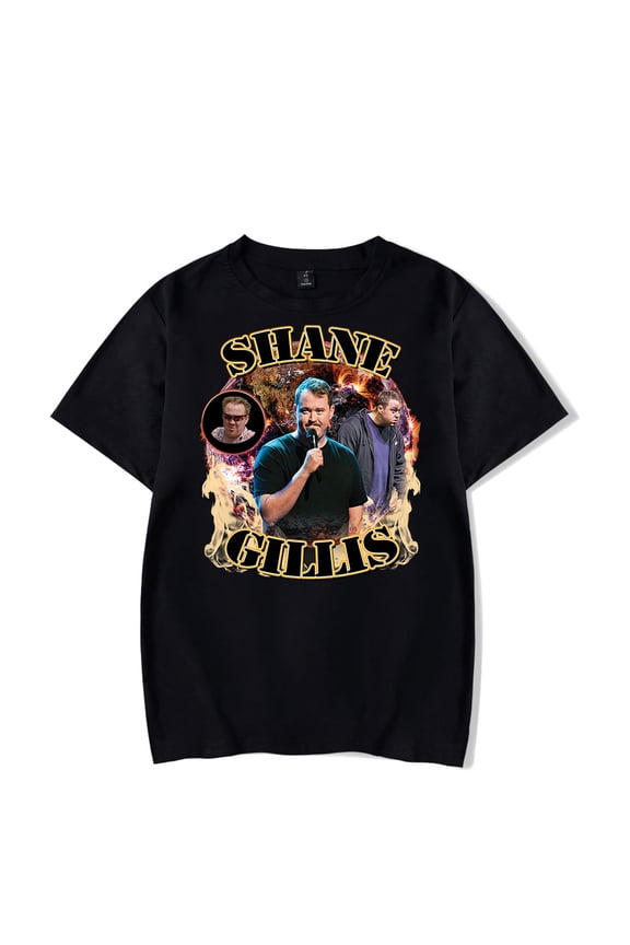 Shane Gillis T-Shirt Merch Men Short Sleeve Women Funny Tee Unisex Harajuku Tops