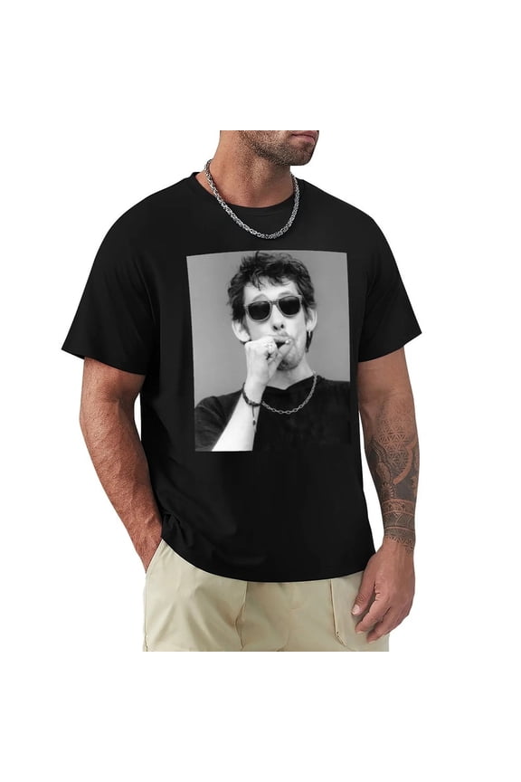 Shane Mcgowan T-shirt summer top Blouse new edition oversizeds mens t shirt
