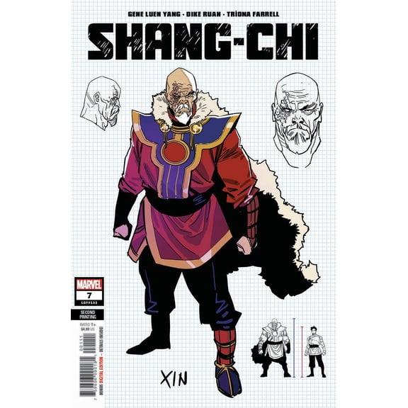 Shang-chi #7 2nd Ptg Ruan Var Marvel Prh Comic Book