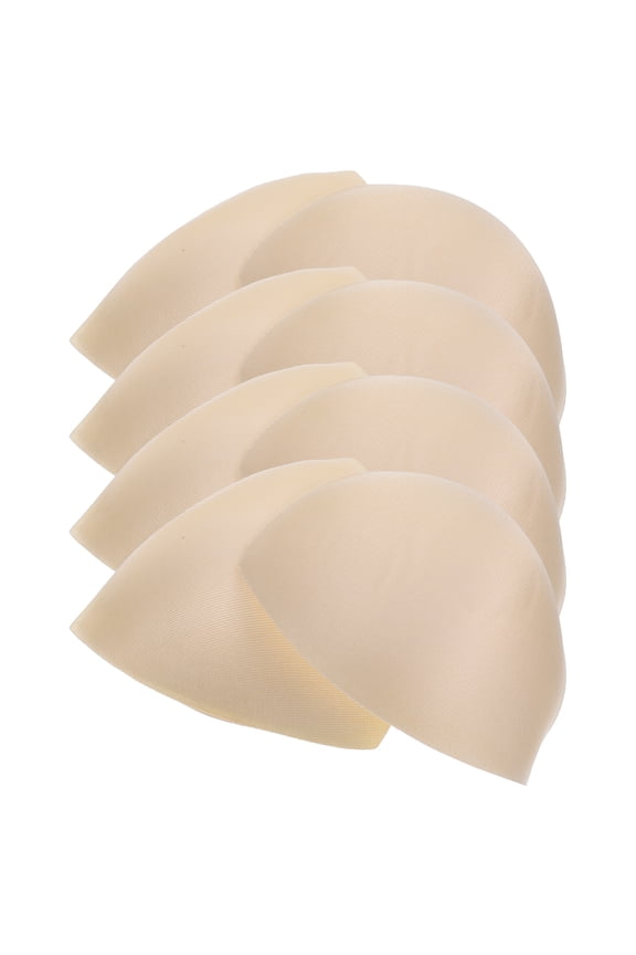 y 4Pair Beige Bra Inserts Pads Pushup for Comfortable Lift and Shape Enhancement