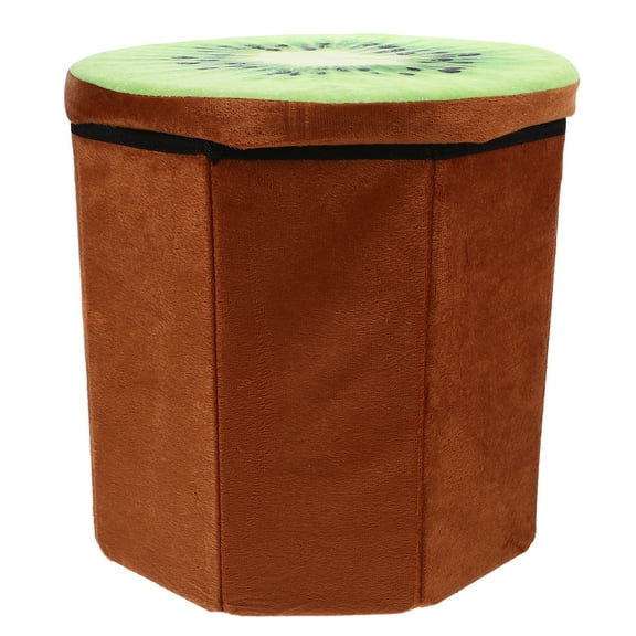 Topbathy Storage Seat Box Cloth Seating General Users Living Room 1Pcs