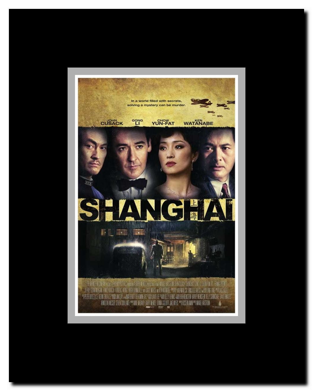 Shanghai Framed Movie Poster