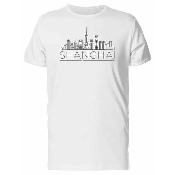 Shanghai Geometric Skyline Tee Men's -Image by Shutterstock