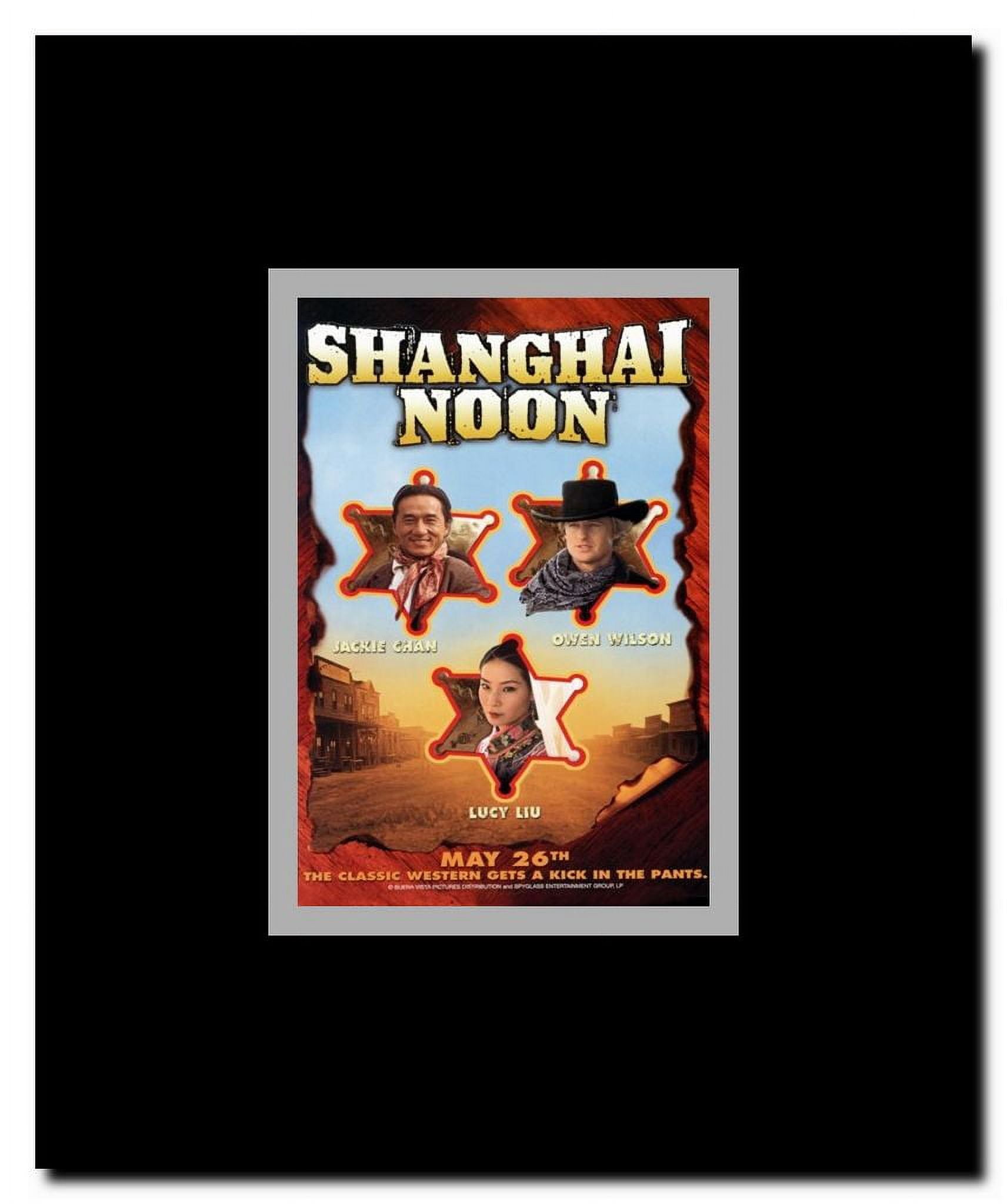 Shanghai Noon Framed Movie Poster