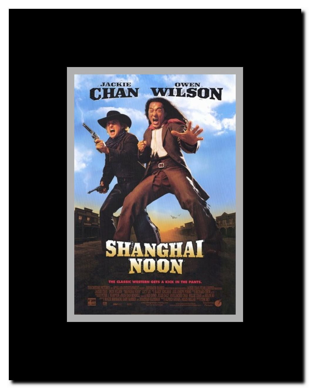 Shanghai Noon Framed Movie Poster