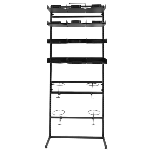 Shangmakel 6 Tier Hat Rack Stand With 12 Plate Tray, Adjustable Ball Cap Storage Organizer Hats Stand Display Hat Rack Stand