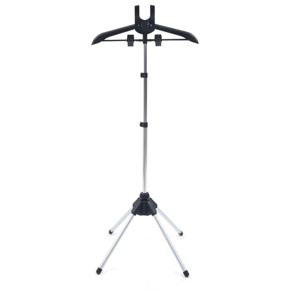 Shangmakel Steamer Stand for Clothes, Adjustable Height 63 Inch Garment Steamer Rack with Hanger, Portable Fabric Hanger Stand