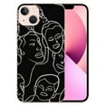 thumbnail image 1 of Shangniulu Abstract Art Case Line Face Print Shockproof Protective Cases Soft TPU Hard Back Anti-Scratch Cover, 1 of 4