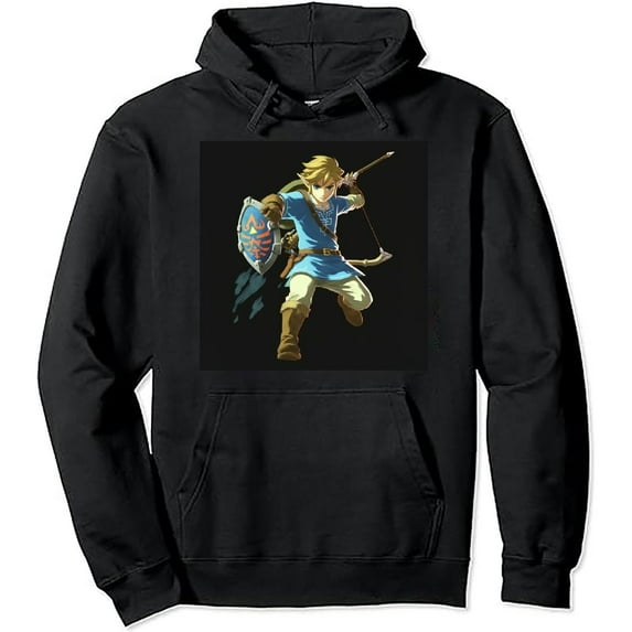 Shangniulu Breath Of The Wild Link Archer Jump Shot C1 Pullover Hoodie