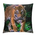 thumbnail image 1 of Shangniulu Pillowcases Striped Forest Art Print Pillow Case Decorative Throw Pillow Cover for Home Sofa Office White, 1 of 5