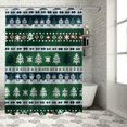 thumbnail image 1 of Shangniulu Shower Curtain for Bathroom with Hooks,Without Odor Polyester Fiber Material,Xmas Tree Snowflakes Bathroom Decorative Shower Curtains Water Repellent Washable White, 1 of 7