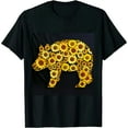 thumbnail image 1 of Shangniulu Sunflower Hippotology Hippo Lover T-Shirt, 1 of 3