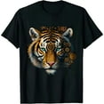 thumbnail image 1 of Shangniulu Tiger Mandala Fantasy Animal Art Motif Tiger T-Shirt, 1 of 3