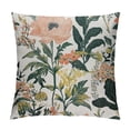 thumbnail image 1 of Shangniulu Watercolor Floral  Pillow Cover for Living Room Bedroom, Couch Sofa Chair Bed Pillow Cover Home Outdoor Pillowcase 24x24in, 1 of 5