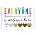 thumbnail image 1 of Shangniulu inclusive classroom boho rainbow decor,in this classroom poster Everyone is Welcome Her Educational Diversity classroom Wall Art Metal Tin Sign 12x8Inches, 1 of 6
