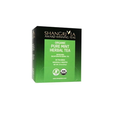 Shangri-La Tea 7109BX Organic Pure Peppermint Tea