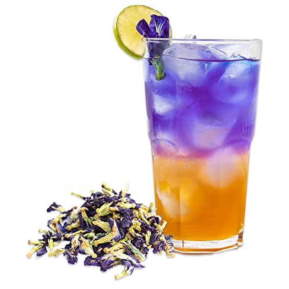 ShangriLa Tea Company Butterfly Pea Flower, Loose Leaf Tea, Dried Pea