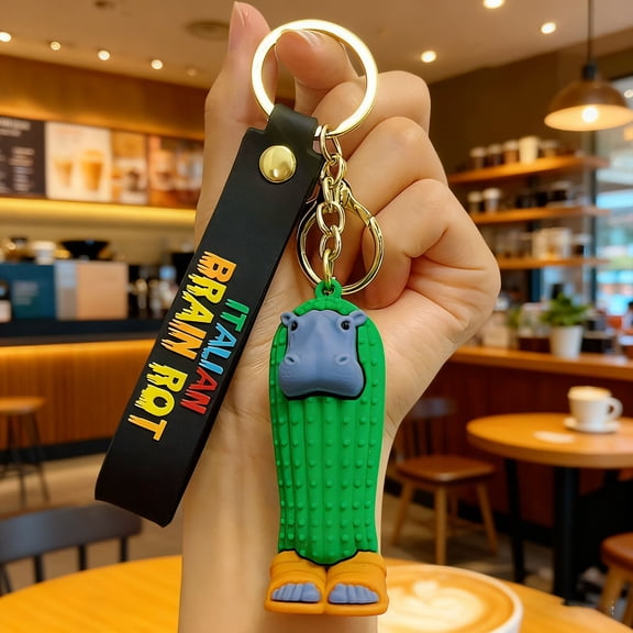 Shanhaijing Keychain Cartoon Stick Figure Shark Plush Keychain Marine Life Pendant