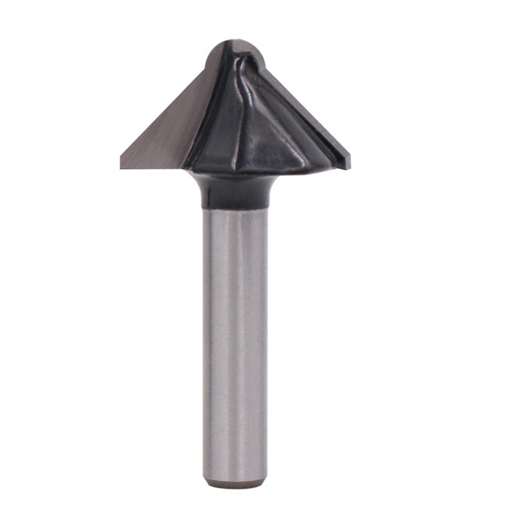 Shank Cemented Carbide Round Bottom V Groove Router Bit With 90 Degree ...