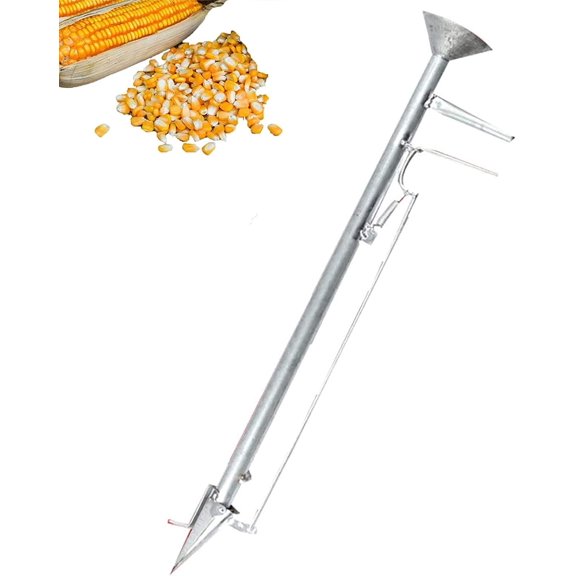 Shank Manual Planter, Portable Planting Machine, Seeder Seedling Bulb Planting Tool, Manual Planter Transplanter with Comfort Handle, for Vegetable Field, Plastic Film Field, Seedling Tray