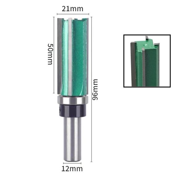 Shank Router Bit Power Milling Cutter Spare Parts Tool Woodworking 8mm 12mm Wood Cutter Router Bit Set Accessories