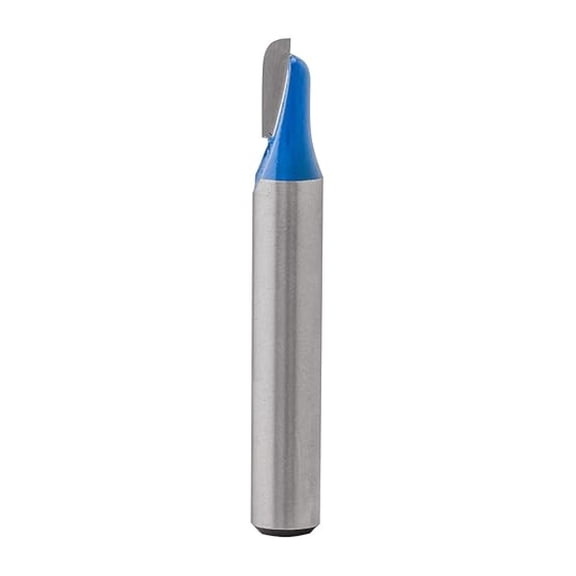 Shank Signmaking Carbide Bit - 3/16" D x 5/16" H x 1/4 | Cutting Edge for Lettering & Detailing