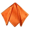 thumbnail image 1 of Shanlin Paisley Pattern Silk Feel Satin Square Scarf Bandanas (23.5"X23.5") (Solid-Orange), 1 of 3