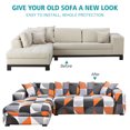 thumbnail image 1 of Shanna L Shape Sectional Couch Covers 2 Piece Polyester Sofa Covers 3 Seats+3 Seats, 1 of 7