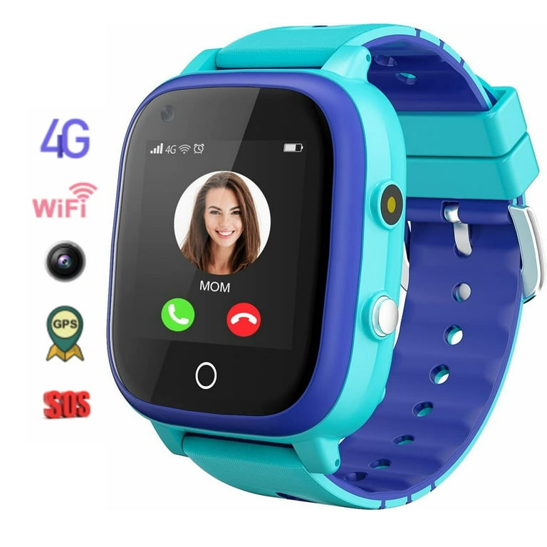 Shanna Smart Watch for Kids - 4G Smartwatch with GPS Tracker Real Time  Positioning, SOS Video Call Message Alarm Clock Camera Waterproof  Wristwatches