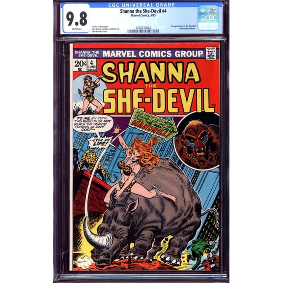 Shanna the She-Devil #4 - CGC 9.8 Comic Book