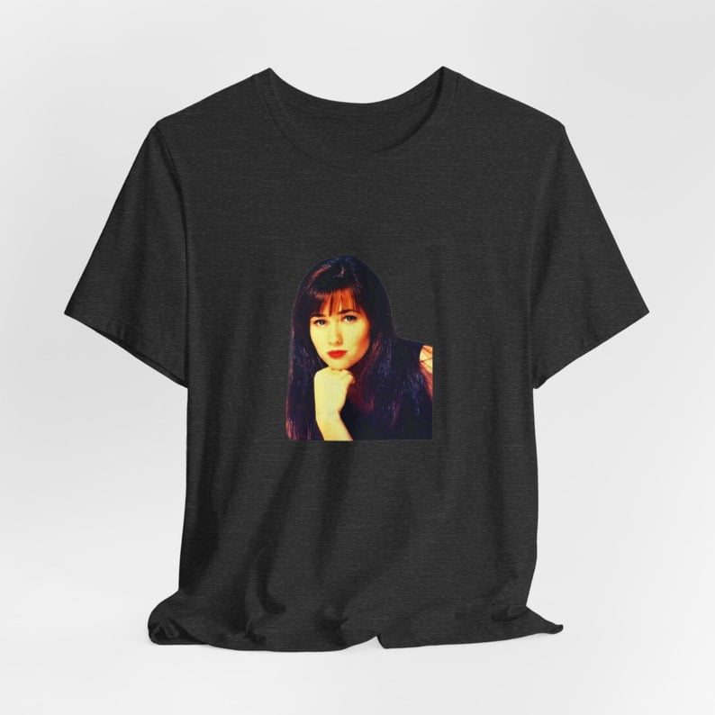 Shannen Doherty tshirt rip Shannen Doherty tshirt 19712024 Shannen