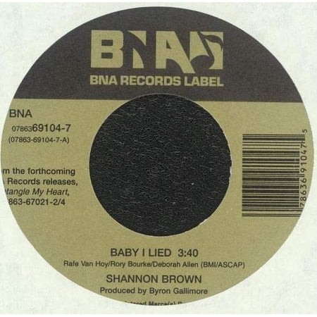 Shannon Brown - Baby I Lied - 7"