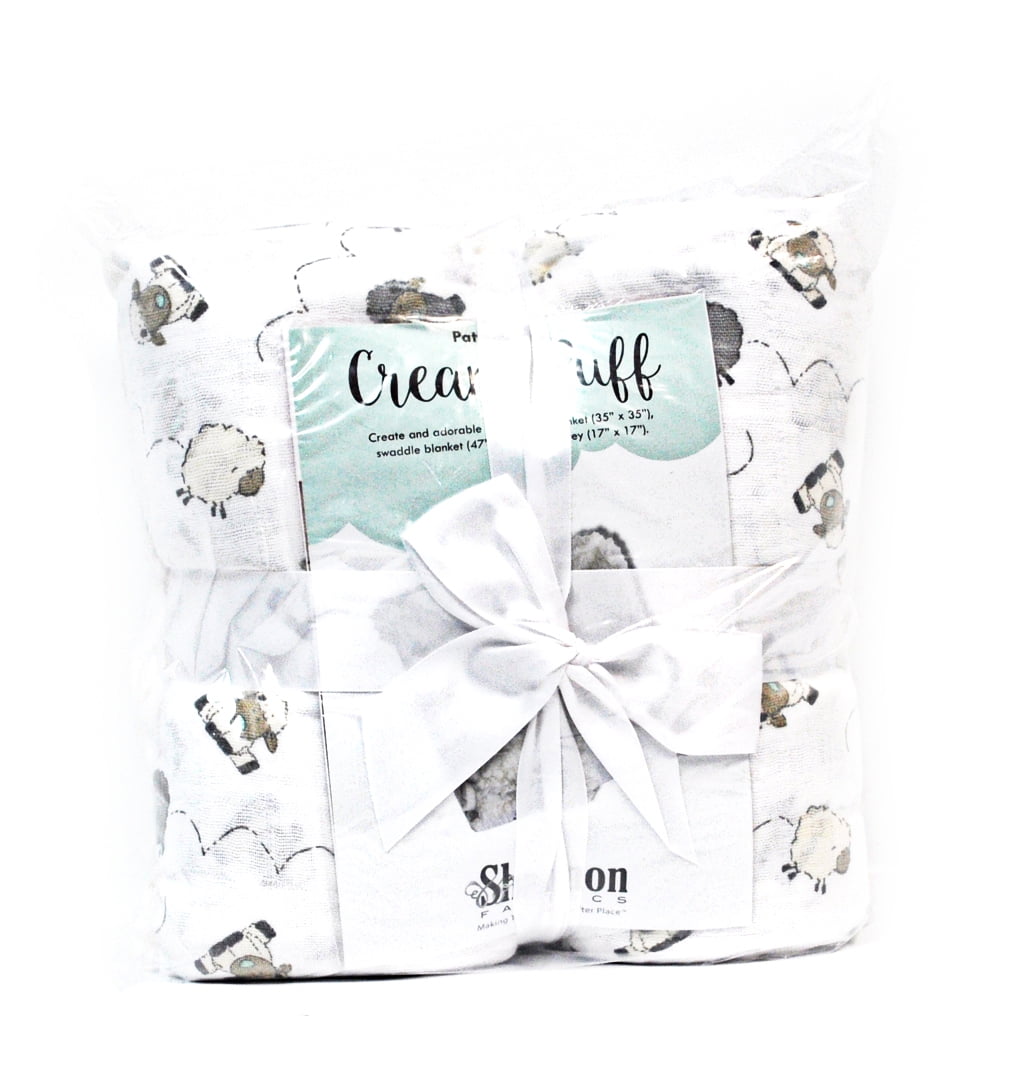 Shannon Fabrics Patty-cakes Swaddle Cream Puff Gift Set Kit