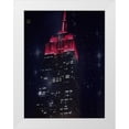 thumbnail image 1 of Shannon, Julie 25x32 White Modern Wood Framed Museum Art Print Titled - Starry Night In New York, 1 of 4