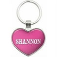 thumbnail image 1 of Shannon - Names Male Metal Heart Keychain Key Chain Ring, Multiple Colors Available, 1 of 1