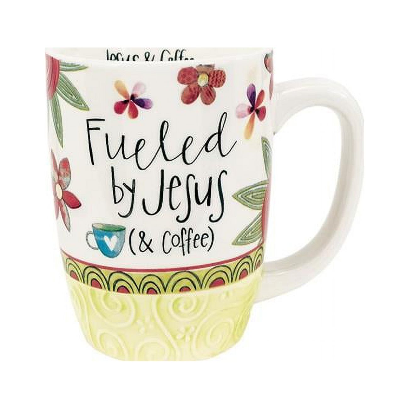 Shannon Road Gifts 264642 16 oz Fueled by Jesus & Coffee Mug