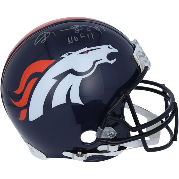 Shannon Sharpe Denver Broncos Autographed Riddell VSR4 Authentic Helmet - Fanatics Authentic Certified