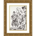 thumbnail image 1 of Shannon Stirnweis 11x14 Gold Ornate Wood Frame and Double Matted Museum Art Print Titled - Getting to Know the British West Indies Pl17 (1962), 1 of 4