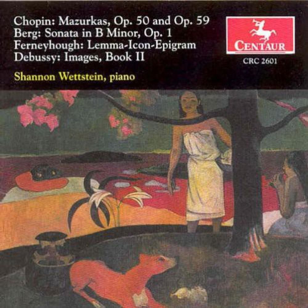 Shannon Wettstein - Mazurkas / Sonate in B / Lemma-Icon-Epigram - Music & Performance - CD